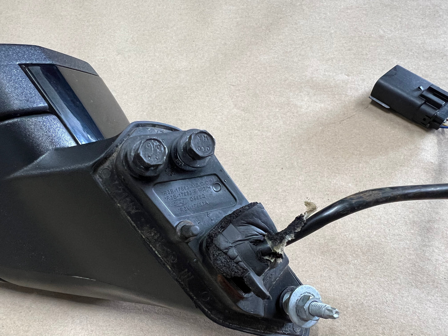 2015-2020 Ford Mustang GT LH Driver Side Mirror "Black"