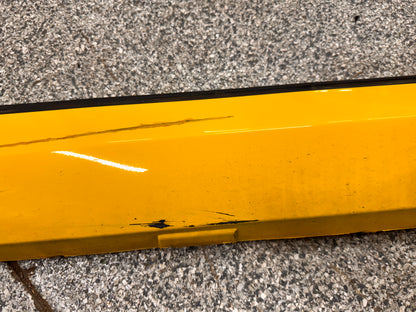 2010-2015 Chevrolet Camaro SS RH Passenger Side Skirt Molding Yellow - OEM
