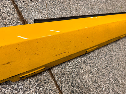 2010-2015 Chevrolet Camaro SS LH Driver Side Skirt Molding Yellow - OEM