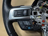 2018-2023 Ford Mustang Leather Steering Wheel Black "Manual"