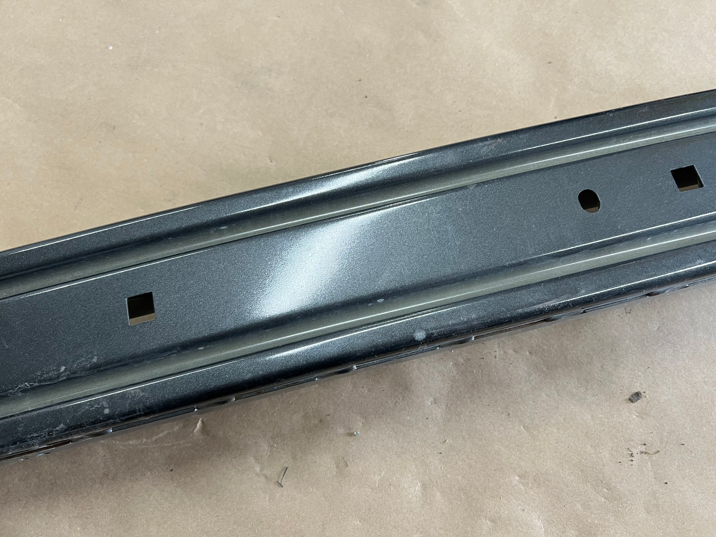 2015-2017 Ford Mustang GT Front Bumper Support Reinforcement Charcoal