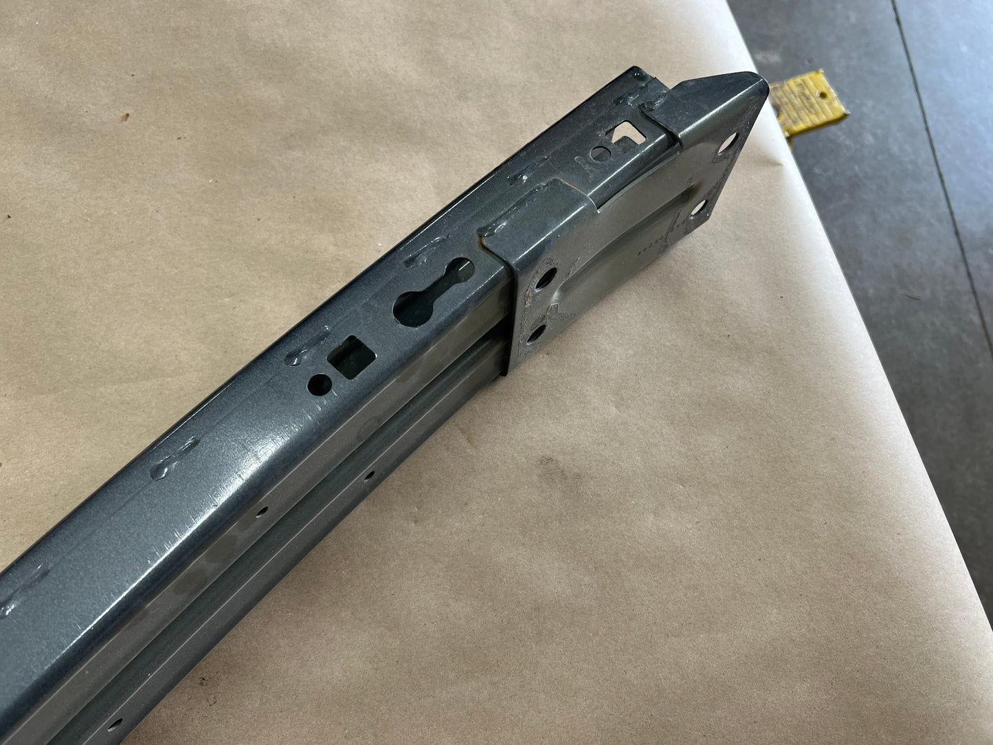 2015-2017 Ford Mustang GT Front Bumper Support Reinforcement Charcoal