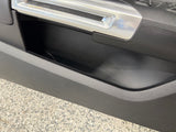 2018-2023 Ford Mustang GT LH Driver Leather/Suede Insert Door Panel Grey Stitch