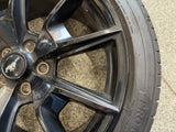 2015-2023 Ford Mustang GT Black Wheel Rim 19"x8.5" Falken Tire 245/40/R19