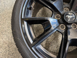 2015-2023 Ford Mustang GT Black Wheel Rim 19"x8.5" Falken Tire 245/40/R19