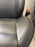 2015-2017 Ford Mustang GT Premium Leather Front Rear Seats Black Heated Cooled