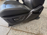 2015-2017 Ford Mustang GT Premium Leather Front Rear Seats Black Heated Cooled
