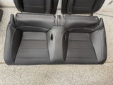 2015-2017 Ford Mustang GT Premium Leather Front Rear Seats Black Heated Cooled