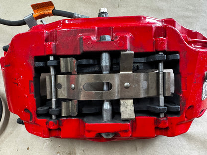 2024-2026 Ford Mustang GT Red 6 Piston Front Brake Calipers OEM Brakes 9k Miles