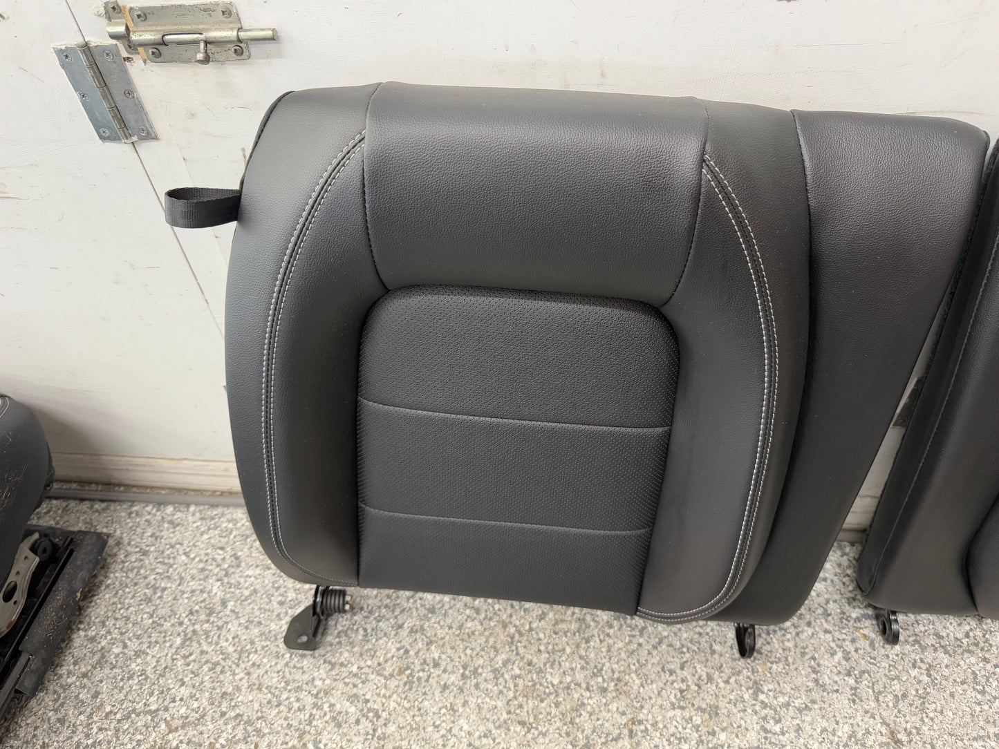2015-2017 Ford Mustang GT Premium Leather Front Rear Seats Black Heated Cooled