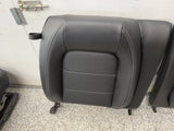 2015-2017 Ford Mustang GT Premium Leather Front Rear Seats Black Heated Cooled