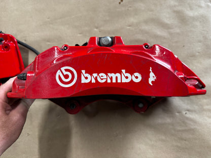2024-2026 Ford Mustang GT Red 6 Piston Front Brake Calipers OEM Brakes 9k Miles