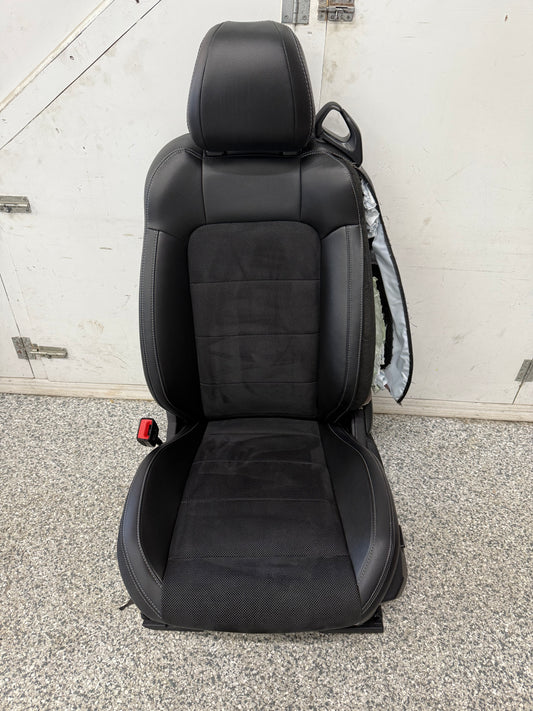 2018-2023 Ford Mustang GT Coupe LH Driver Seat Black Leather/Suede
