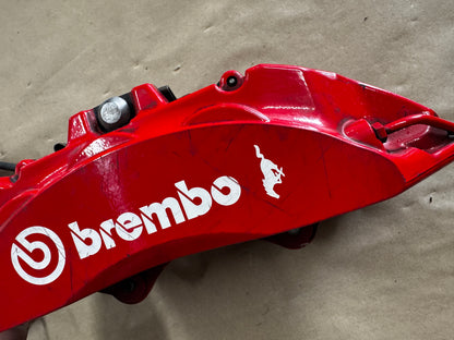 2024-2026 Ford Mustang GT Red 6 Piston Front Brake Calipers OEM Brakes 9k Miles
