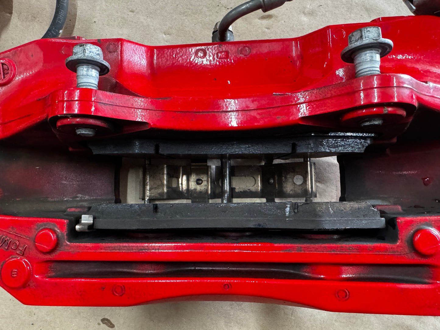 2024-2026 Ford Mustang GT Red 6 Piston Front Brake Calipers OEM Brakes 9k Miles