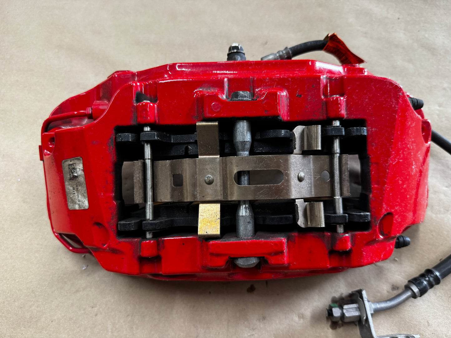 2024-2026 Ford Mustang GT Red 6 Piston Front Brake Calipers OEM Brakes 9k Miles
