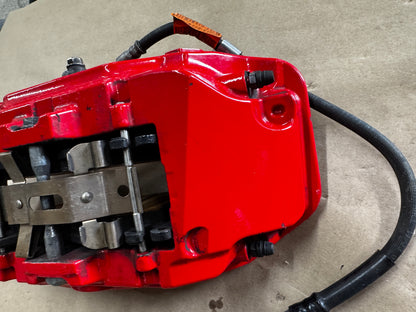 2024-2026 Ford Mustang GT Red 6 Piston Front Brake Calipers OEM Brakes 9k Miles