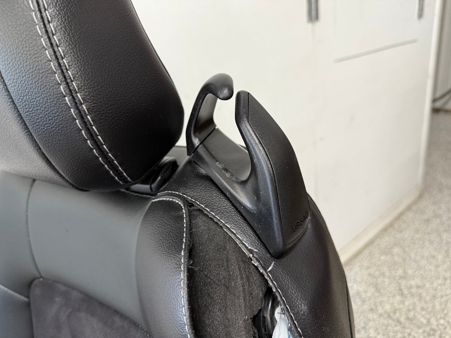 2018-2023 Ford Mustang GT Coupe LH Driver Seat Black Leather/Suede