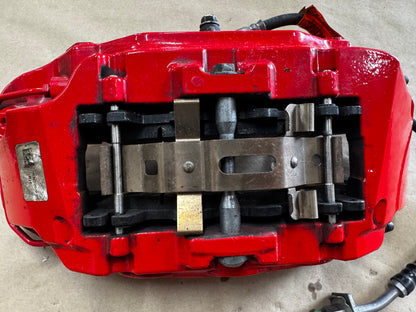 2024-2026 Ford Mustang GT Red 6 Piston Front Brake Calipers OEM Brakes 9k Miles