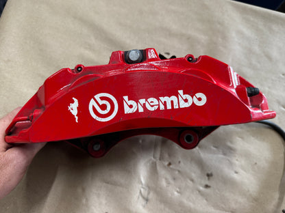 2024-2026 Ford Mustang GT Red 6 Piston Front Brake Calipers OEM Brakes 9k Miles