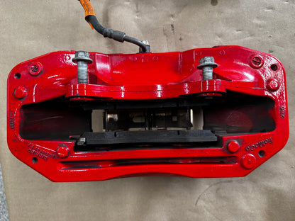 2024-2026 Ford Mustang GT Red 6 Piston Front Brake Calipers OEM Brakes 9k Miles