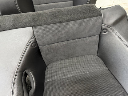 2018-2023 Ford Mustang GT Convertible Rear Seats Suede/Black Leather