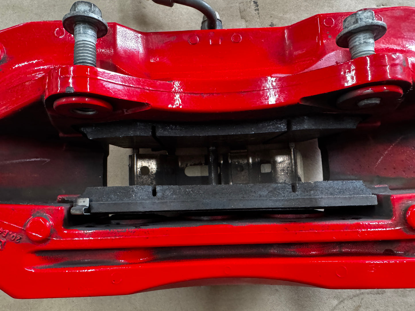 2024-2026 Ford Mustang GT Red 6 Piston Front Brake Calipers OEM Brakes 9k Miles