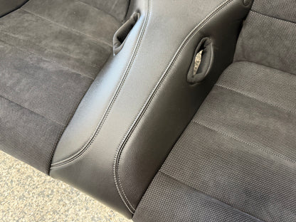 2018-2023 Ford Mustang GT Convertible Rear Seats Suede/Black Leather