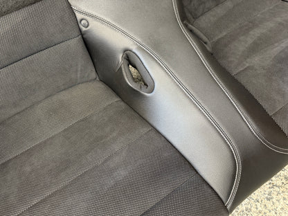 2018-2023 Ford Mustang GT Convertible Rear Seats Suede/Black Leather