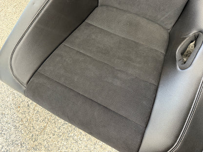 2018-2023 Ford Mustang GT Convertible Rear Seats Suede/Black Leather