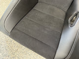 2018-2023 Ford Mustang GT Convertible Rear Seats Suede/Black Leather