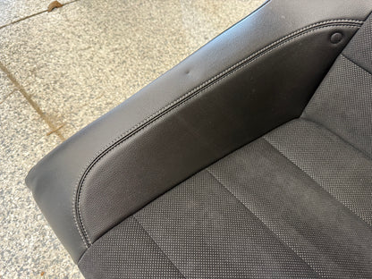 2018-2023 Ford Mustang GT Convertible Rear Seats Suede/Black Leather