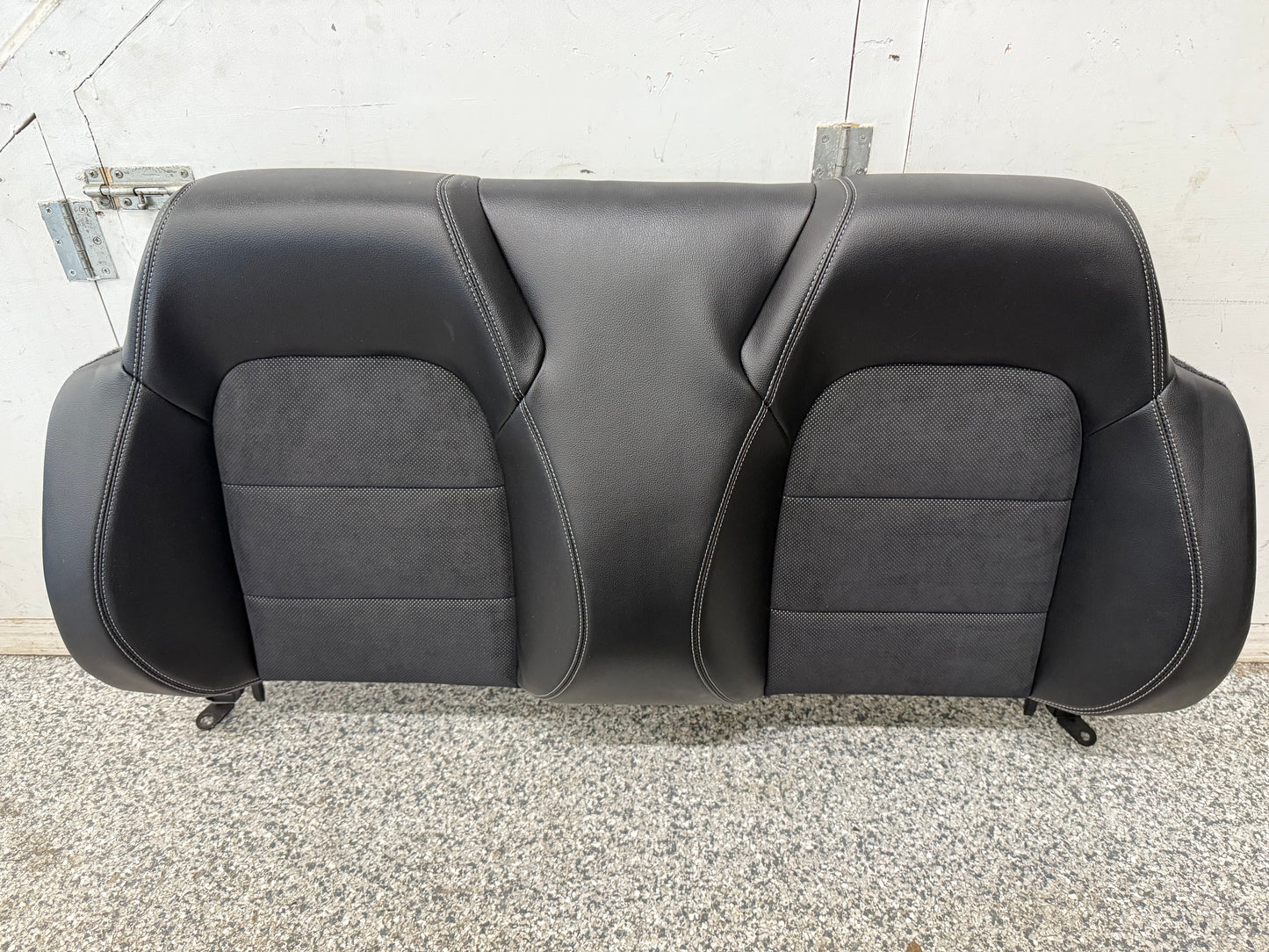 2018-2023 Ford Mustang GT Convertible Rear Seats Suede/Black Leather