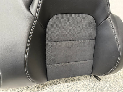 2018-2023 Ford Mustang GT Convertible Rear Seats Suede/Black Leather