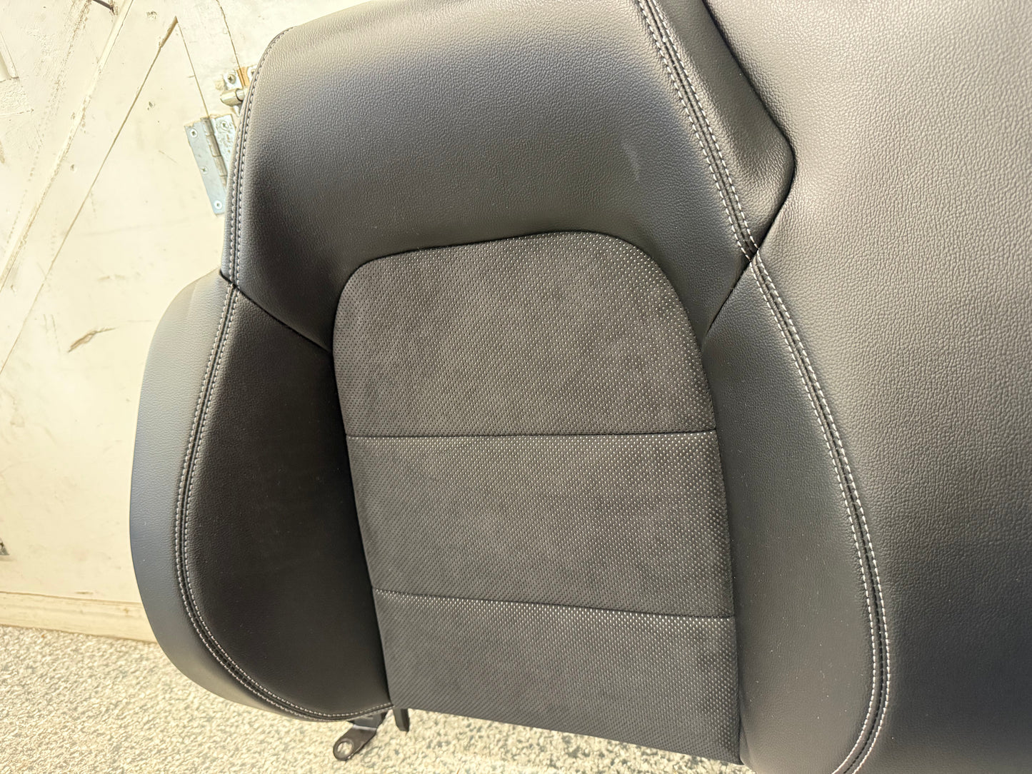 2018-2023 Ford Mustang GT Convertible Rear Seats Suede/Black Leather