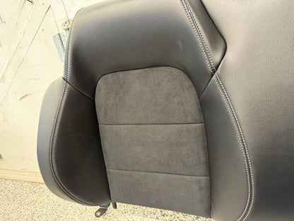 2018-2023 Ford Mustang GT Convertible Rear Seats Suede/Black Leather