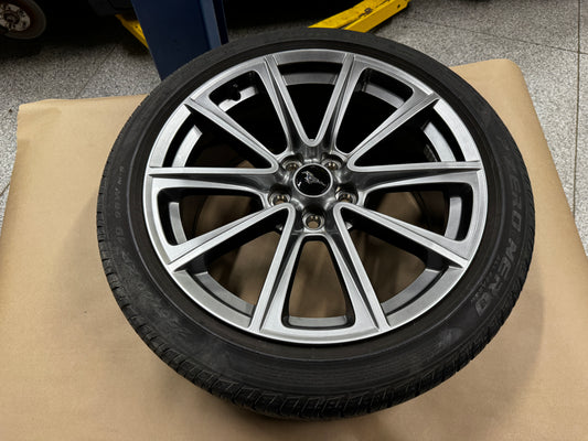 2015-2017 Ford Mustang GT Wheel Rim 19"x8.5" Pirelli Pzero  255/40/19