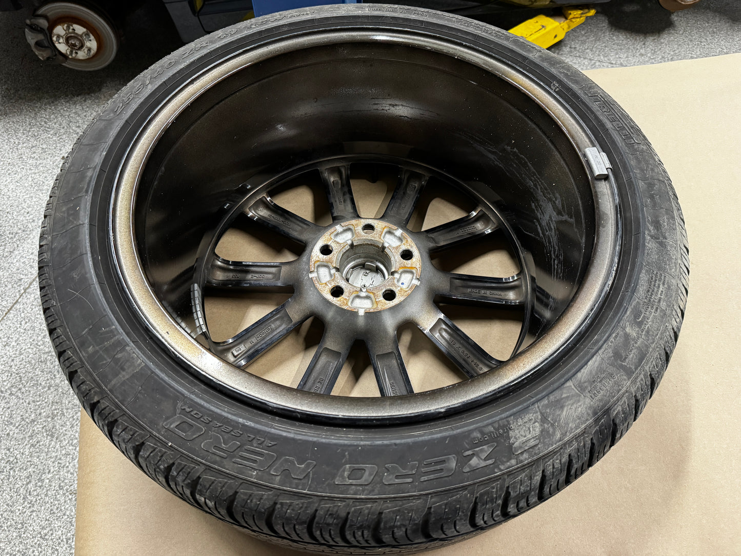 2015-2017 Ford Mustang GT Wheel Rim 19"x8.5" Pirelli Pzero  255/40/19