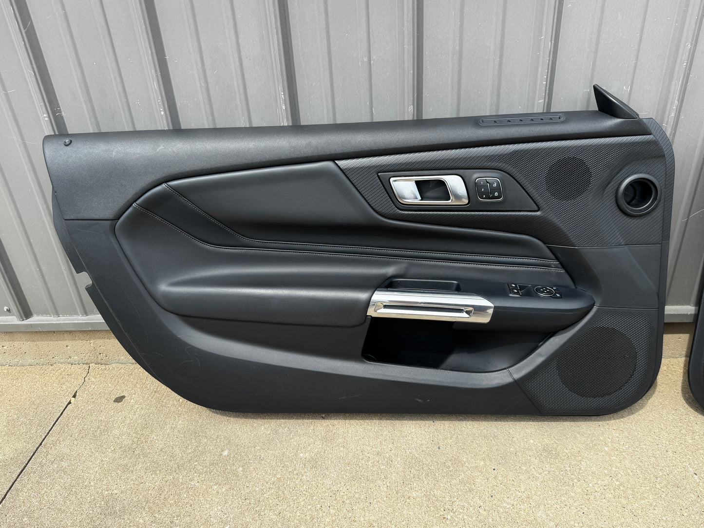 2024-2026 Mustang GT EcoBoost LH RH  Leather Insert Door Panels Pair -OEM