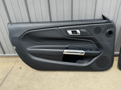 2024-2026 Mustang GT EcoBoost LH RH  Leather Insert Door Panels Pair -OEM