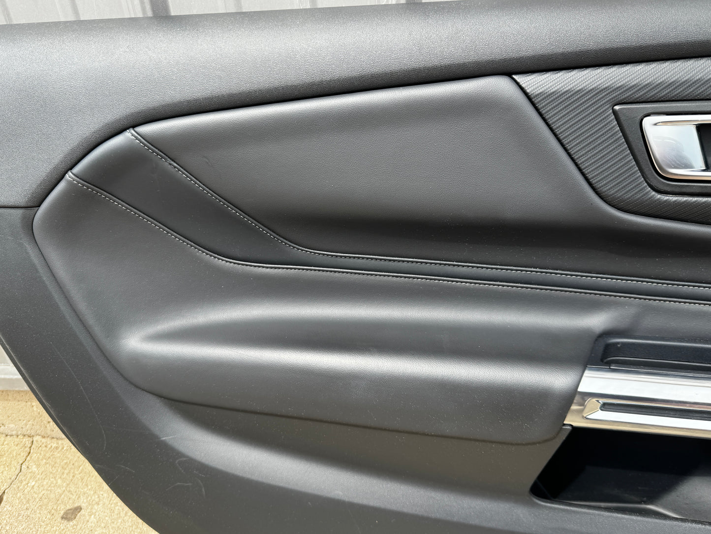 2024-2026 Mustang GT EcoBoost LH RH  Leather Insert Door Panels Pair -OEM