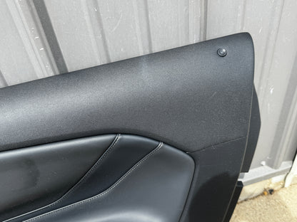 2024-2026 Mustang GT EcoBoost LH RH  Leather Insert Door Panels Pair -OEM