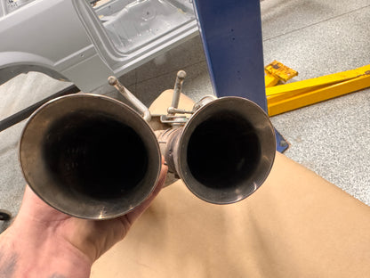 2012-2015 Chevrolet Camaro OEM Quad Tip Mufflers RH LH Pair Used