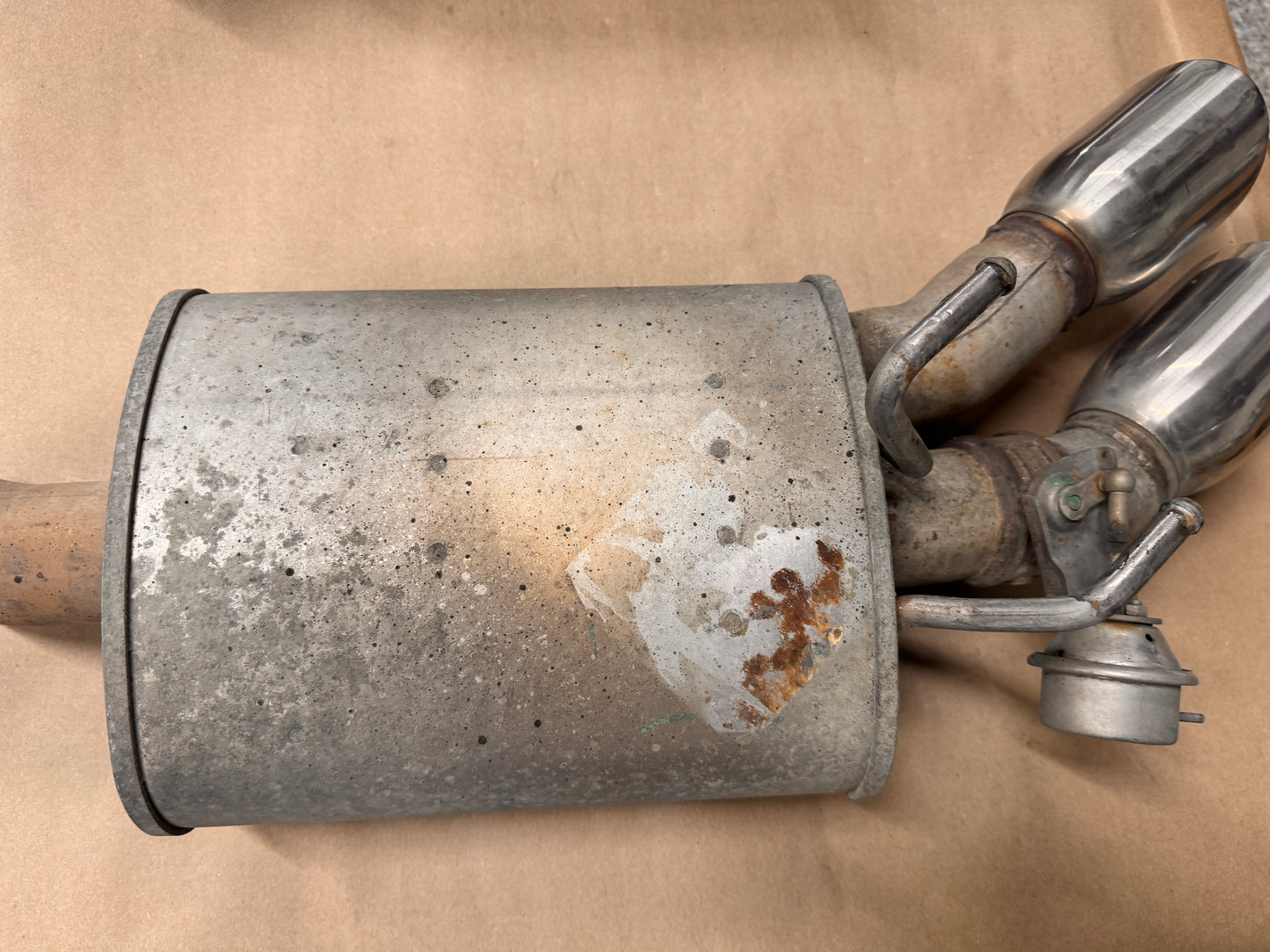 2012-2015 Chevrolet Camaro OEM Quad Tip Mufflers RH LH Pair Used