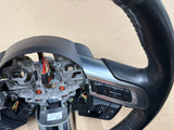 2018-2023 Ford Mustang Leather Steering Wheel Black "Manual"