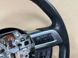 2018-2023 Ford Mustang Leather Steering Wheel Black "Manual"
