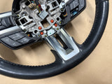 2018-2023 Ford Mustang Leather Steering Wheel Black "Manual"