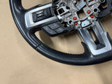 2018-2023 Ford Mustang Leather Steering Wheel Black "Manual"