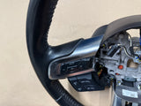 2018-2023 Ford Mustang Leather Steering Wheel Black "Manual"