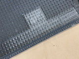 2015-2023 Ford Mustang Black Front Floor Mats Carpet "Grey Stitch"